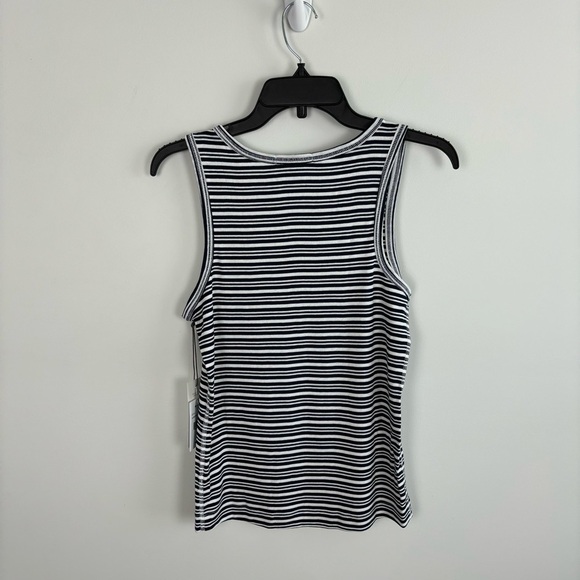 Three Dots 1x1 Stripe Tank Top Size M - Picture 4 of 8